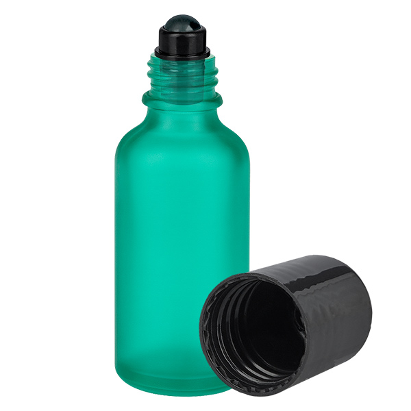 50ml Roll-On Flasche schwarz Standardverschluss GreenLine UT18/50