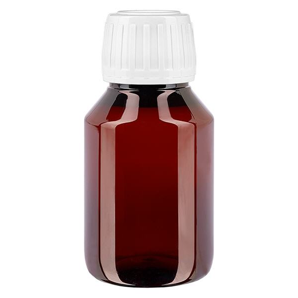 PET Flasche 50ml mit weißem Standard Originalitätsverschluss PET Flasche 50ml mit weißem Standard Originalitätsverschluss