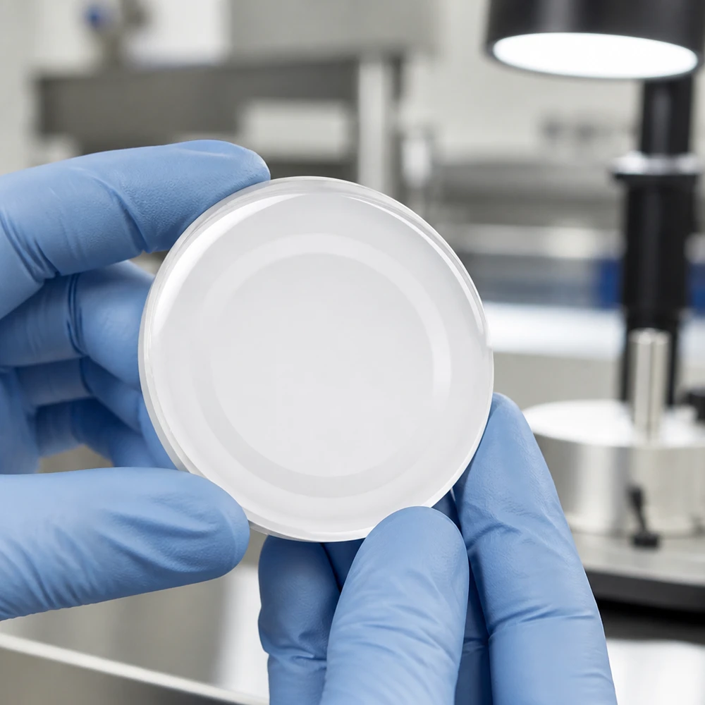 Transparenter Rand weißer 43mm TO43 BasicSeal Deckel UniTwist Detailansicht