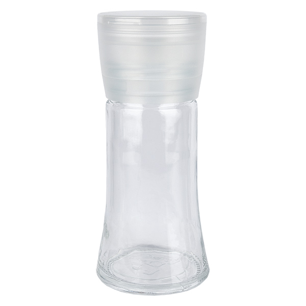 Gewürzglas Klarglas 95ml Mühlwerk Keramik transparent Gewürzglas Klarglas 95ml Mühlwerk Keramik transparent