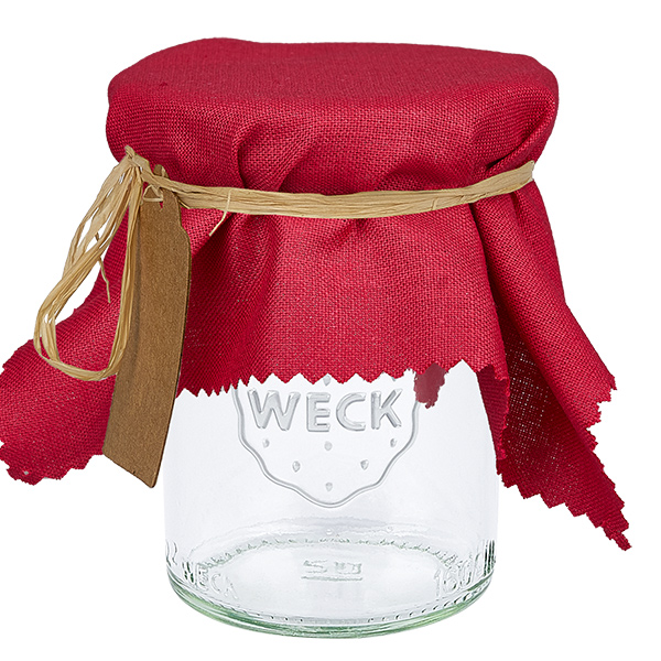 Stoff Schmuckdeckchen bordeaux 15cm eckig