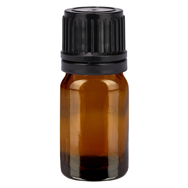 5ml Flasche 11mm Schraubverschluss schwarz Originalitätsverschluss BrownLine UT18/5