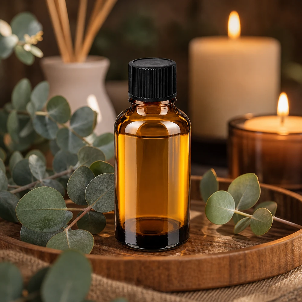 30ml Tropfflasche mit schwarzem Verschluss perfekt für DIY Aromamischungen und Öle