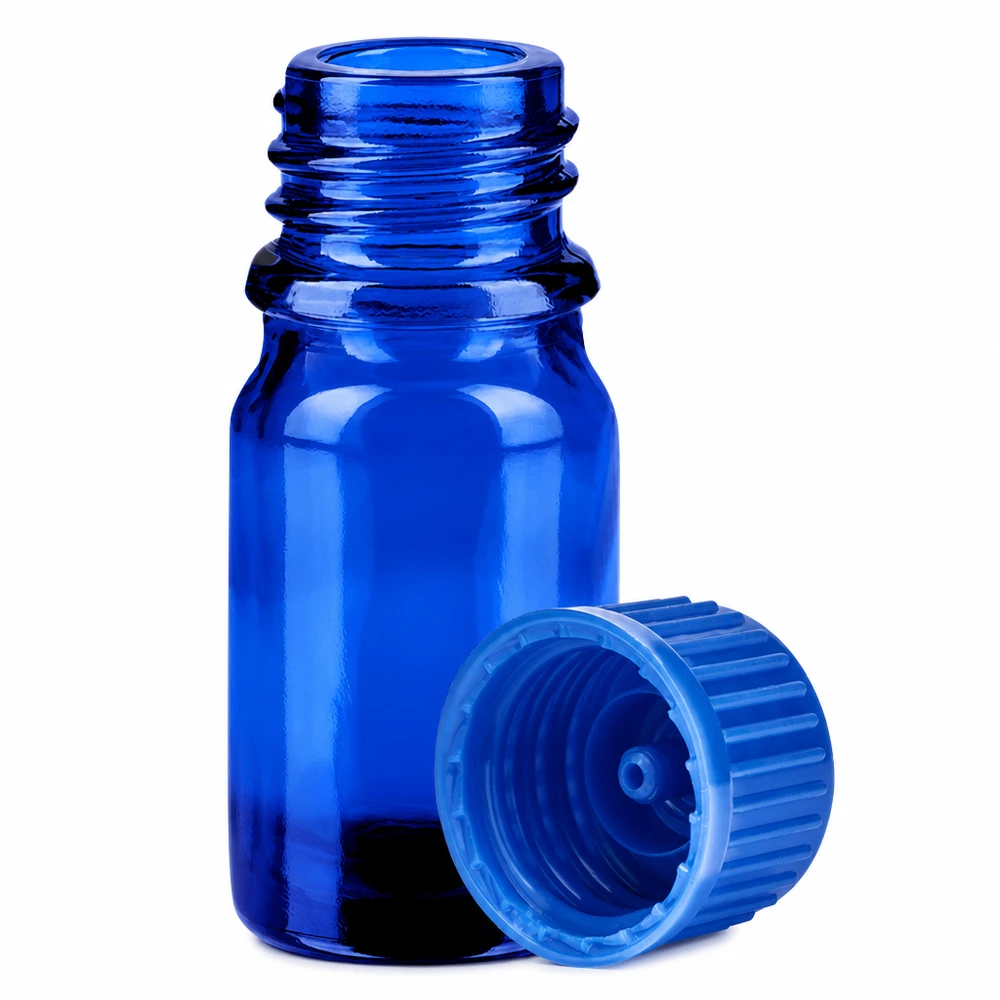 5ml Flasche 11mm Schraubverschluss blau Standard BlueLine UT18/5 Professional 5ml Glasflasche in Kobaltblau mit 11mm Standard-Gewinde für Laborgebrauch