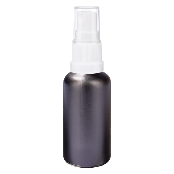 50ml Sprayflasche mit weißem Verschluss BlackLine UT18/50 50ml Sprayflasche mit weißem Verschluss BlackLine UT18/50