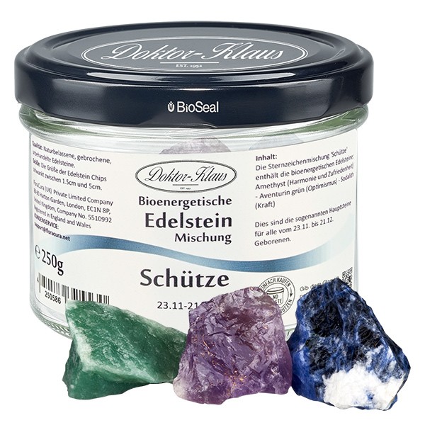 Schütze Sternzeichen Edelsteine Doktor-Kl. noWaste