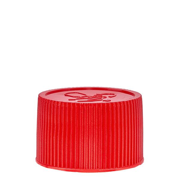 Schraubverschluss Polypropylen rot ND 25 Kindersicherung Schraubverschluss Polypropylen rot ND 25 Kindersicherung