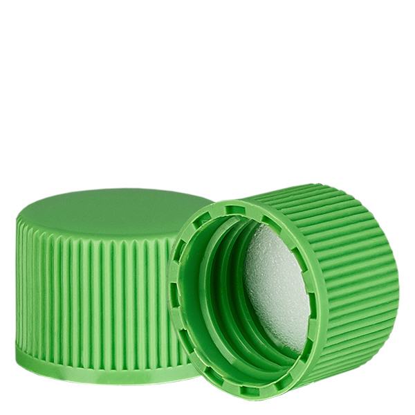 Schraubverschluss grün mit PE Einlage