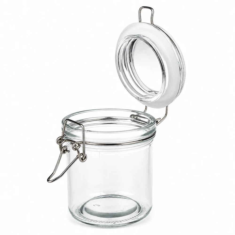 250ml Vorratsglas mit Silikonring und Bügelverschluss UNiTWIST Klassisches Einweckglas 250ml mit traditionellem Bügelsystem für authentische Konservierung
