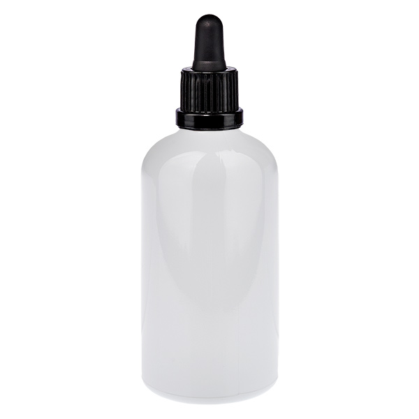 100ml Pipettenflasche schwarz Originalitätsverschluss WhiteLine UT18/100