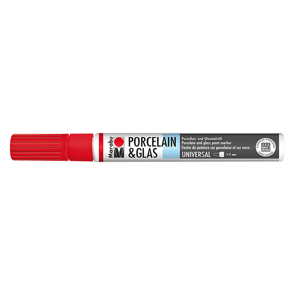Malstift Kirsche 1-2mm für Glas/Porzellan (125)
