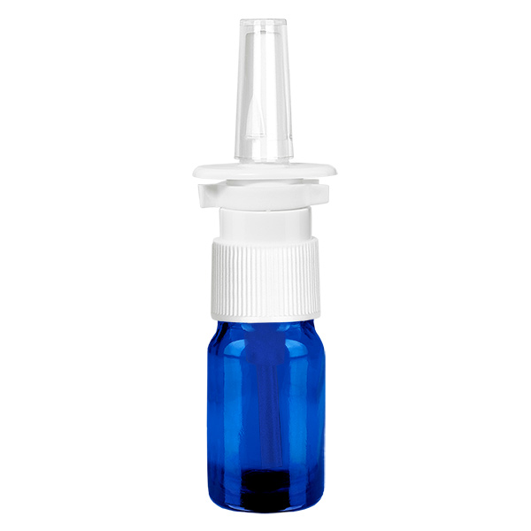 5ml Nasensprayflasche weiß/transparent Standardverschluss BlueLine UT18/5