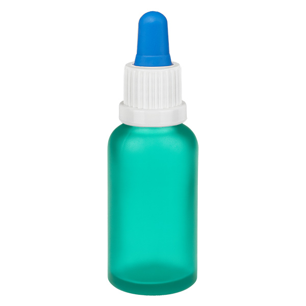 30ml Pipettenflasche weiß/blau Originalitätsverschluss GreenL. UT18/30
