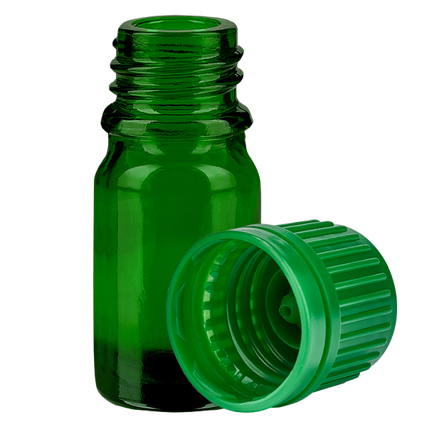 5ml Flasche 11mm Schraubverschluss grün Originalitätsverschluss GreenLine UT18/5 5ml Flasche 11mm Schraubverschluss grün Originalitätsverschluss GreenLine UT18/5