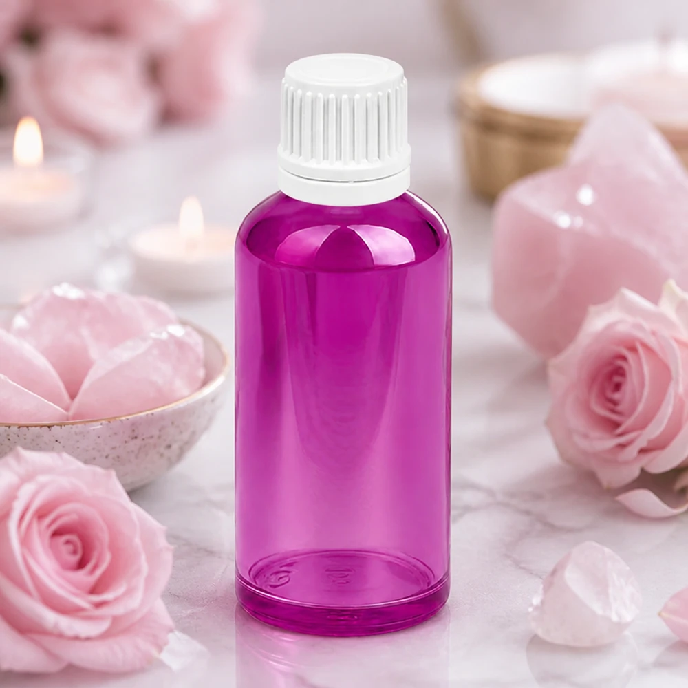 50ml Tropfflasche 0.7mm weiss Originalität Schraubverschlusserschluss PurpleLine UT18/50 50ml Nachfüllflasche in Violett mit umweltfreundlichem wiederverwendbarem Kunststoffmaterial