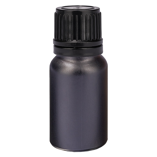 10ml Globuliflasche 3mm Giessring schwarz Originalitätsverschluss BlackL. UT18/10
