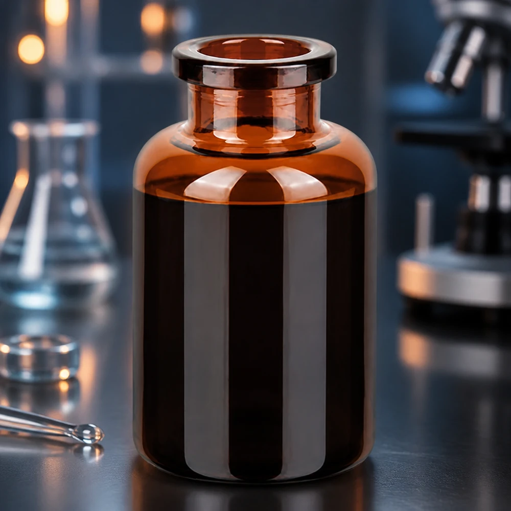 Hochwertige Injektionsflasche 20ml aus bernsteinfarbenem Borosilikatglas für Injektabilia