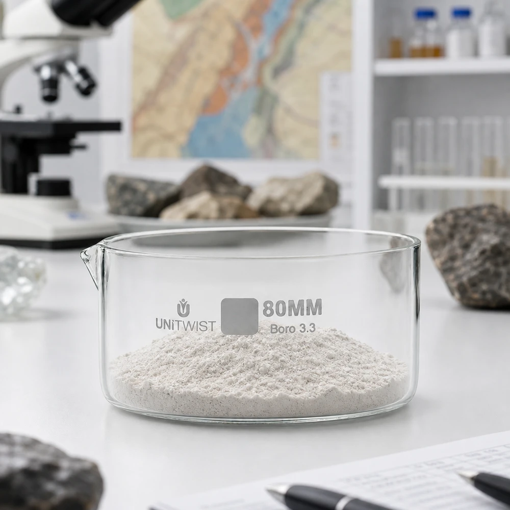 Kristallisierschale ø80mm Borosilikatglas UNiTWIST Transparente Kristallisierschale ø80mm UNiTWIST Borosilikatglas zur Probenaufbereitung Labor