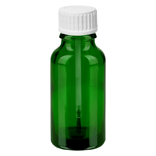 20ml Pinselflasche weiß Standardverschluss GreenLine UT18/20 20ml Pinselflasche weiß Standardverschluss GreenLine UT18/20