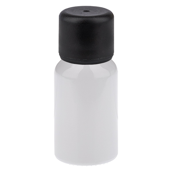 10ml Flasche 6mm Schraubverschluss schwarz Standard WhiteLine UT18/10 10ml Flasche 6mm Schraubverschluss schwarz Standard WhiteLine UT18/10