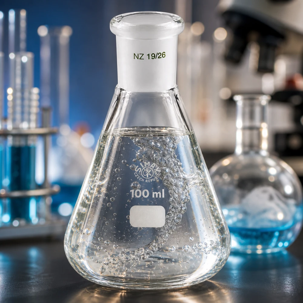 Erlenmeyerkolben 100ml mit Normschliff (19/26) Erlenmeyerkolben 100ml mit Normschliff (19/26)