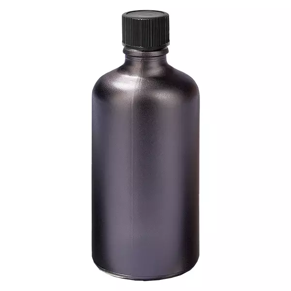 100ml Tropfflasche 1mm schwarz Standardverschluss BlackLine UT18/100