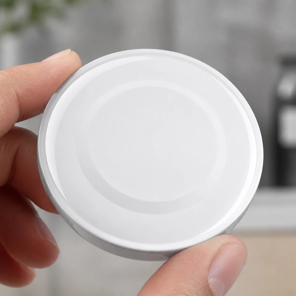 48mm BasicSeal TO48 Weißblechdeckel UNiTWIST Nahaufnahme Rillenstruktur