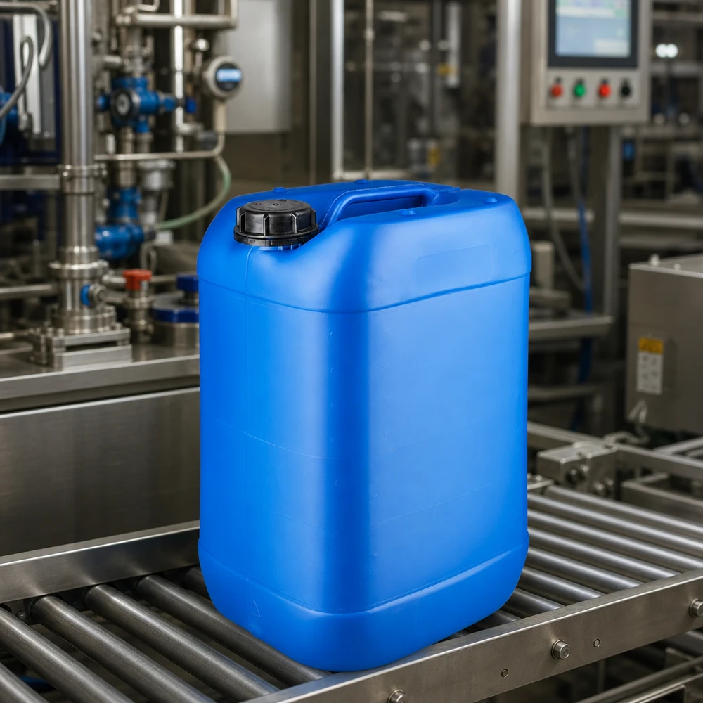 UN-zugelassener Kanister 25 Liter in Blau mit auslaufsicherem Originalitätsverschluss