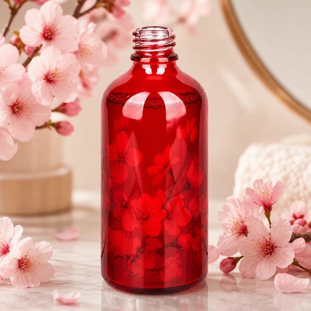 100ml Apothekenflasche RedLine UT18/100 UNiTWIST Apothekenflasche RedLine 100ml mit lichtschützenden Eigenschaften für empfindliche Inhaltsstoffe