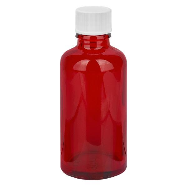 50ml Flasche 11mm Schraubverschluss weiß Standard RedLine UT18/50