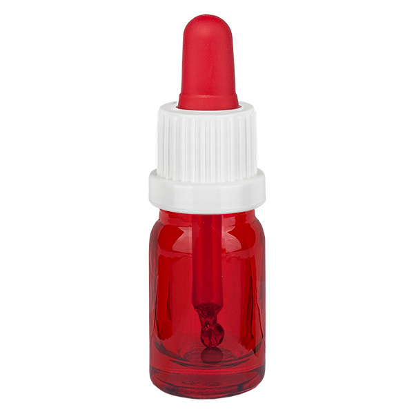 5ml Pipettenflasche weiß/rot Originalitätsverschluss RedLine UT18/5
