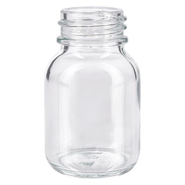 50ml Weithalsflasche Klarglas