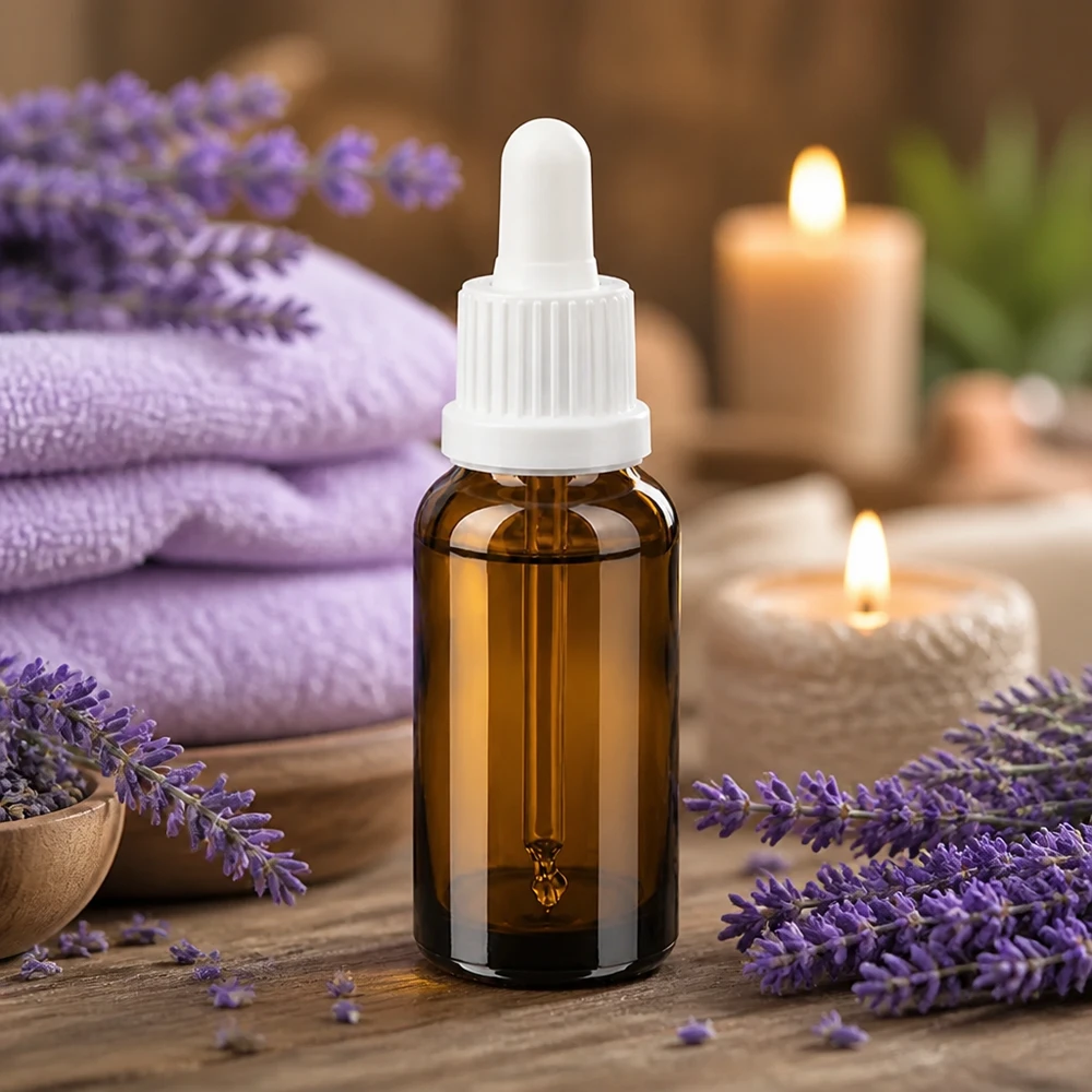 20ml Pipettenflasche weiß Originalitätsverschluss BrownLine UT18/20 Sterile 20ml Glasflasche braun mit weißem Tropfverschluss - hygienische Aufbewahrung für Tinkturen