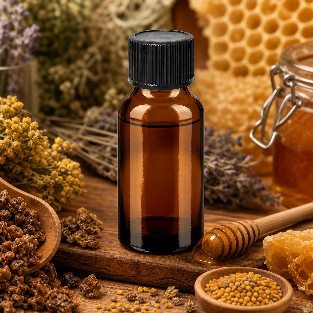 20ml Laborflasche mit präzisem 1mm Tropfsystem für homöopathische und pflanzliche Mittel