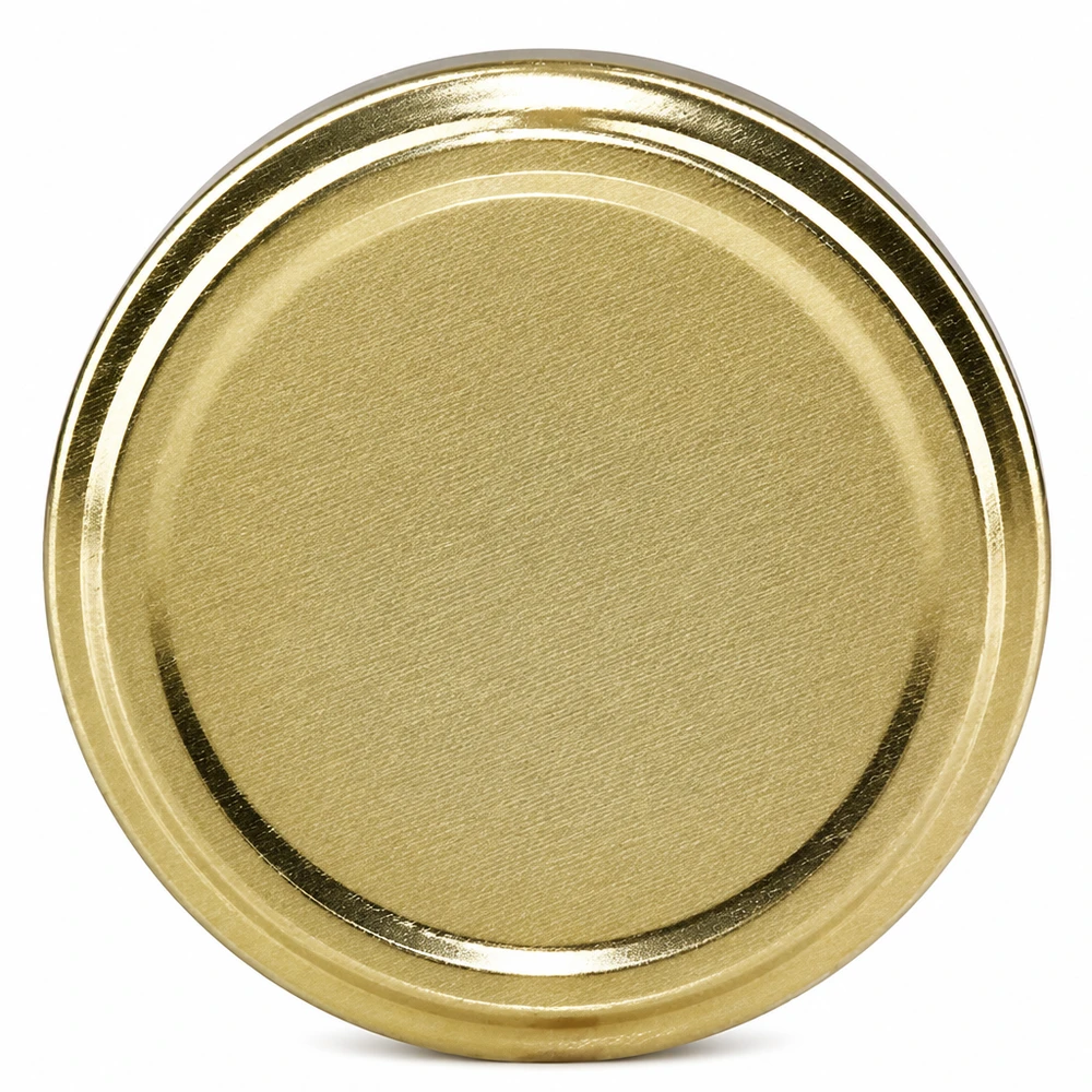 82mm BasicSeal Deckel gold (TO82) UNiTWIST Goldener Metalldeckel BasicSeal 82mm TO82 UniTwist glänzende Oberfläche