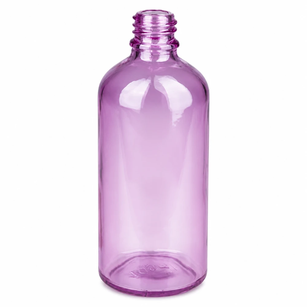 100ml Sprayflasche weiss/transparent Standard PurpleLine UT18/100 Hochwertige Glas Sprühflasche 100ml in Lila für professionelle Kosmetik Herstellung