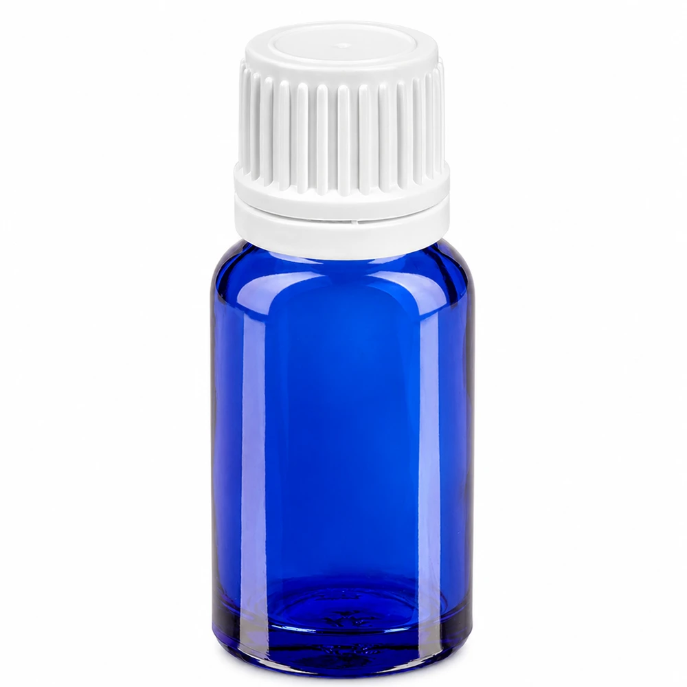10ml Flasche 11mm Schraubverschluss weiß Originalitätsverschluss BlueLine UT18/10 10ml Flasche 11mm Schraubverschluss weiß Originalitätsverschluss BlueLine UT18/10