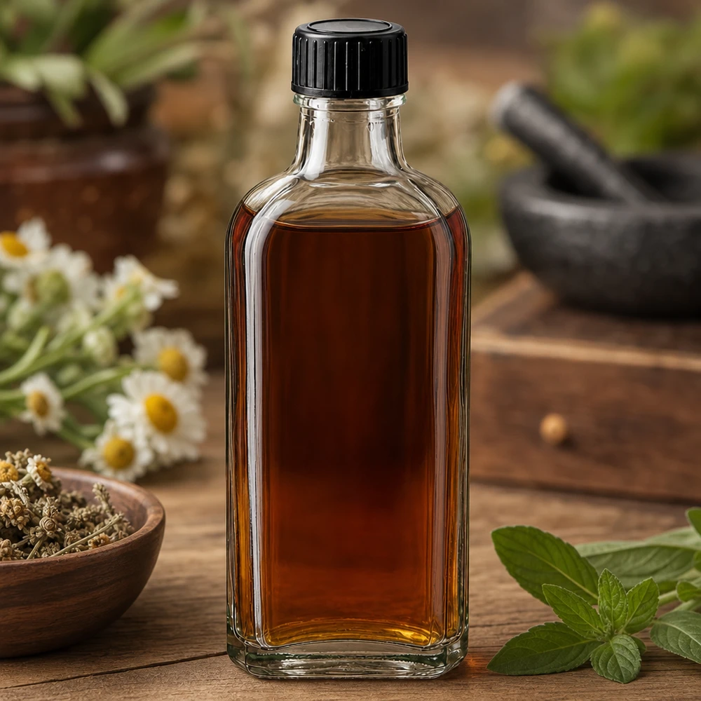 100 ml Meplat klar Schraubverschluss mit LKD-Dichtscheibe Kompakte Meplat Flasche 100ml Klarglas mit LKD-Schraubverschluss für ätherische Öle und Extrakte