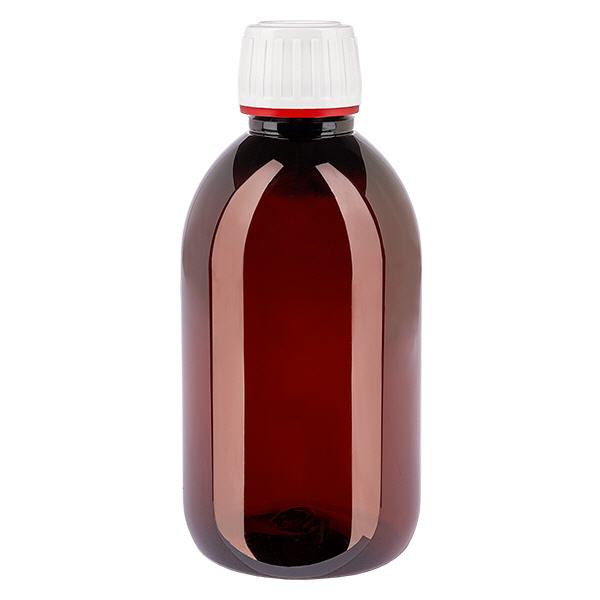PET Flasche 250ml mit weißem KlappVerschluss PET Flasche 250ml mit weißem KlappVerschluss