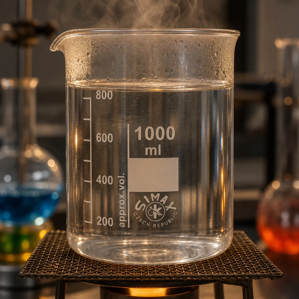 Professionelles Laborbecherglas 1000ml aus chemikalienresistentem Borosilikatglas