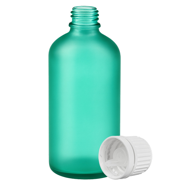 100ml Tropfflasche 0.7mm weiß Originalitätsverschluss GreenLine UT18/100 100ml Tropfflasche 0.7mm weiß Originalitätsverschluss GreenLine UT18/100