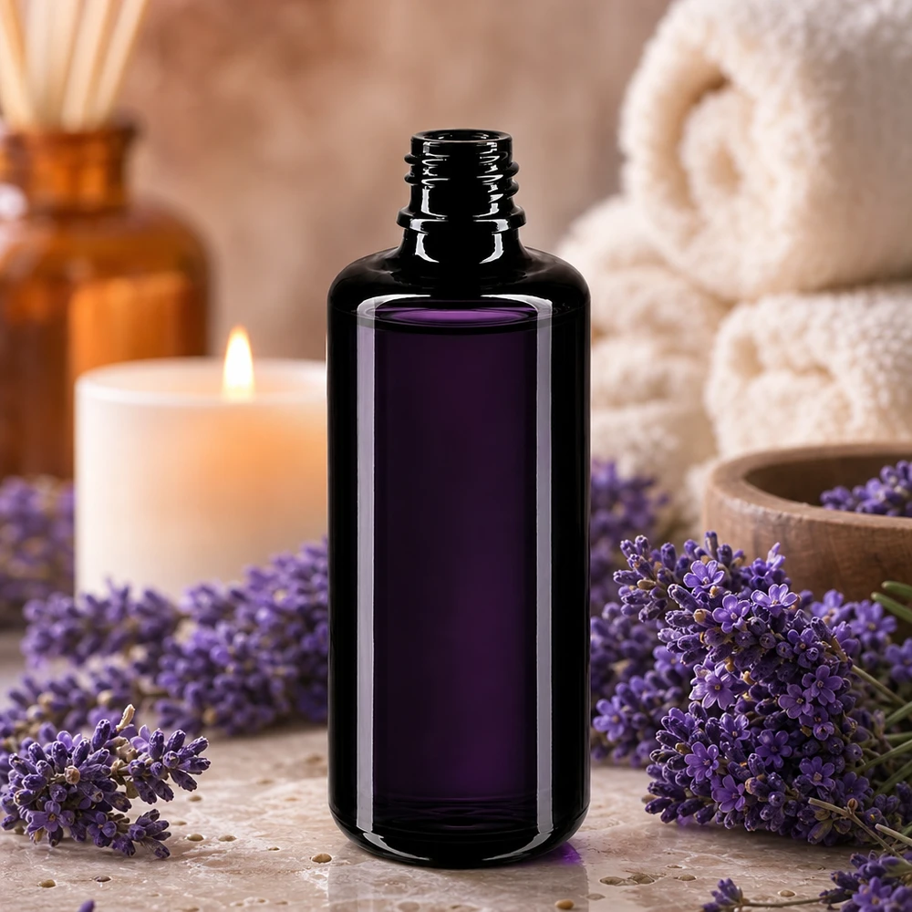Miron Violettglas Flasche Orion 100ml mit lichtfilternden Eigenschaften für Naturkosmetik