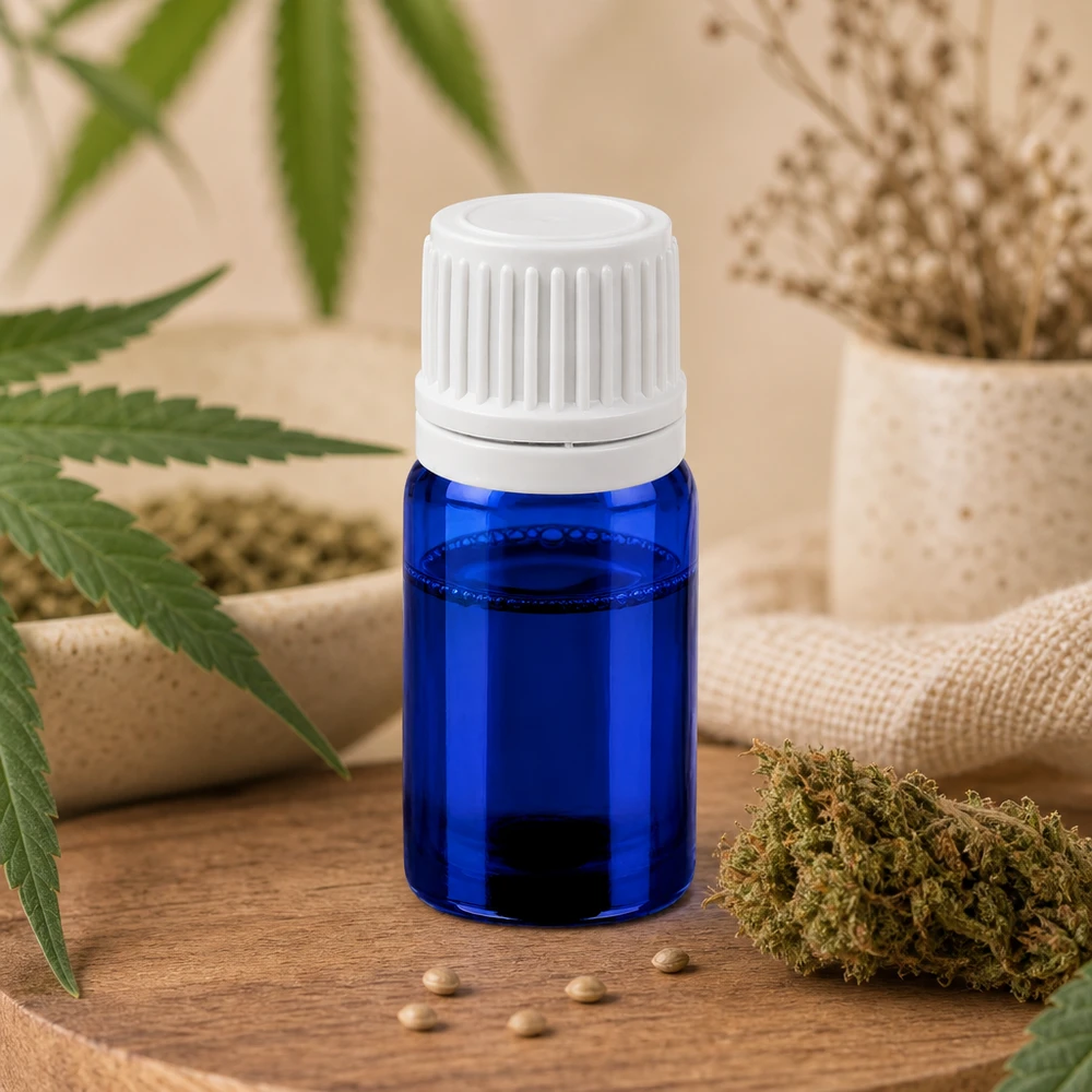 Umweltfreundliche 5ml Glasflasche mit recyclebarem Material für nachhaltige Nutzung