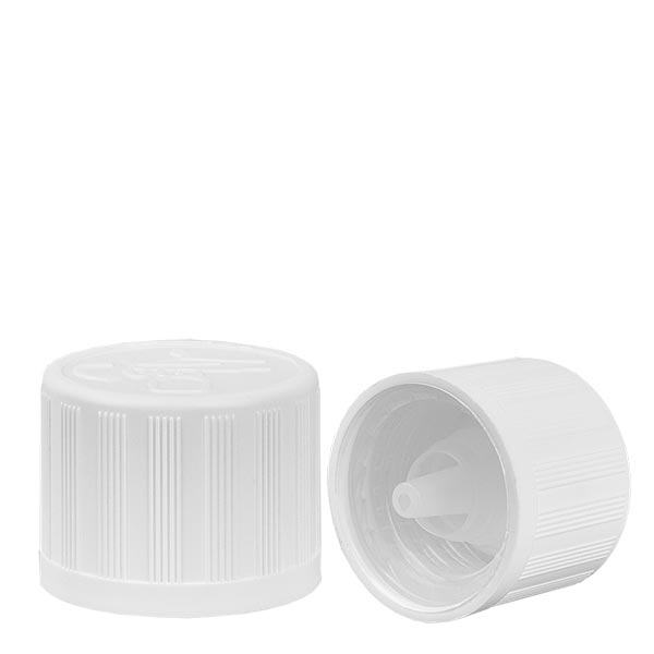 TropfVerschluss weiß 18mm Kindersicherung Standard TropfVerschluss weiß 18mm Kindersicherung Standard