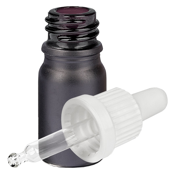 5ml Pipettenflasche weiß Originalitätsverschluss BlackLine UT18/5 5ml Pipettenflasche weiß Originalitätsverschluss BlackLine UT18/5