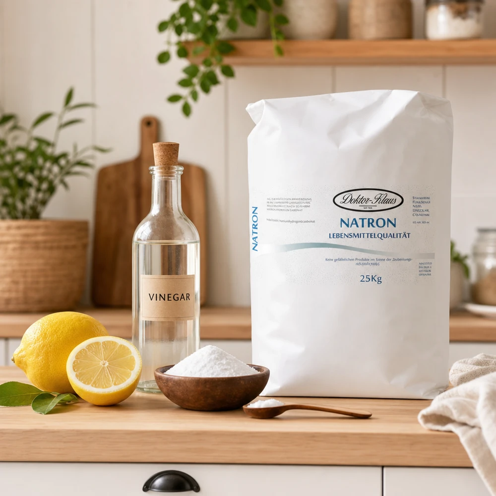 Natrium Hydrogen Carbonat 25kg Industriepackung in stabiler Papierverpackung für Langzeitlagerung