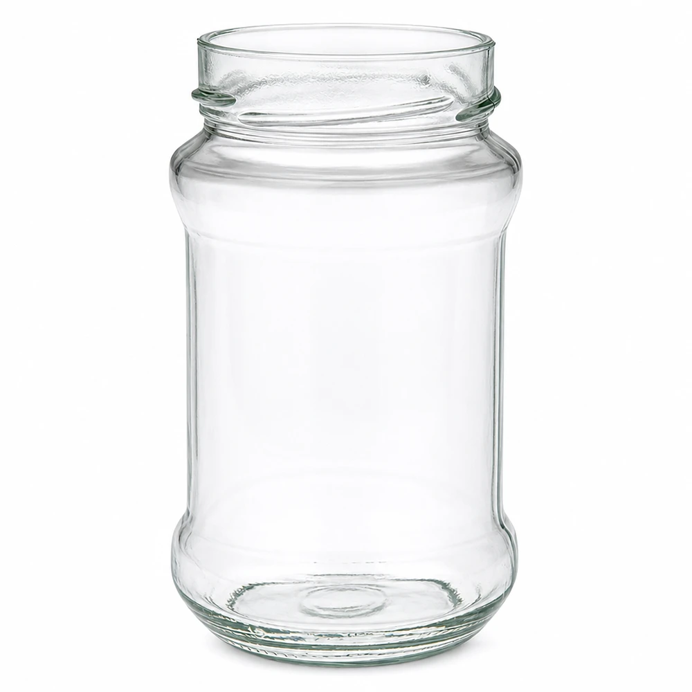 390ml Rundglas ohne Deckel (TO66deep) UNiTWIST UNiTWIST Runda390 Rundglas 390ml TO66 Schraubgewinde Einmachglas transparent ohne Deckel für Konservierung