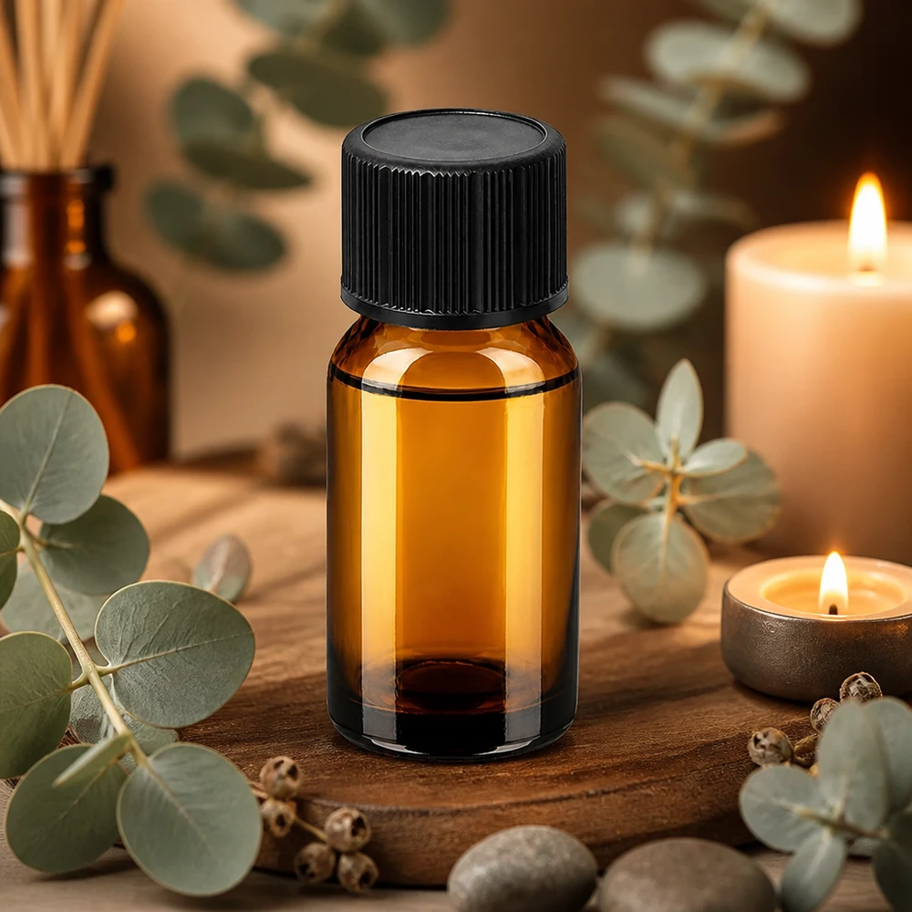 Handliche 10ml Braunglasflasche mit Tropfverschluss für mobile Anwendung unterwegs