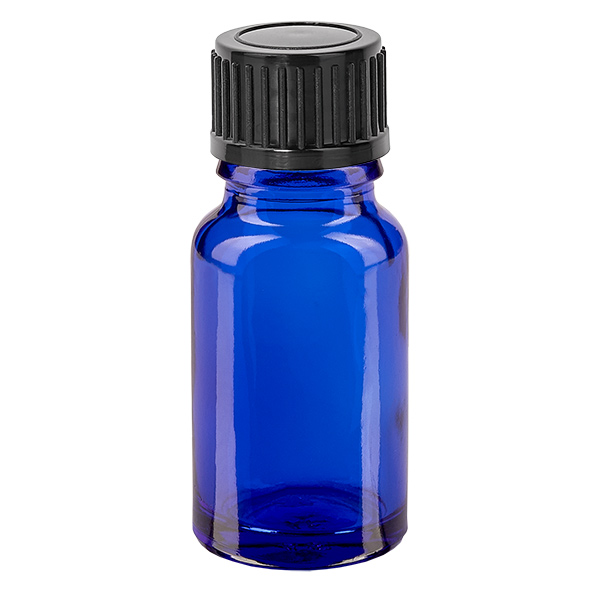 10ml Flasche 11mm Schraubverschluss schwarz Standard BlueLine UT18/10