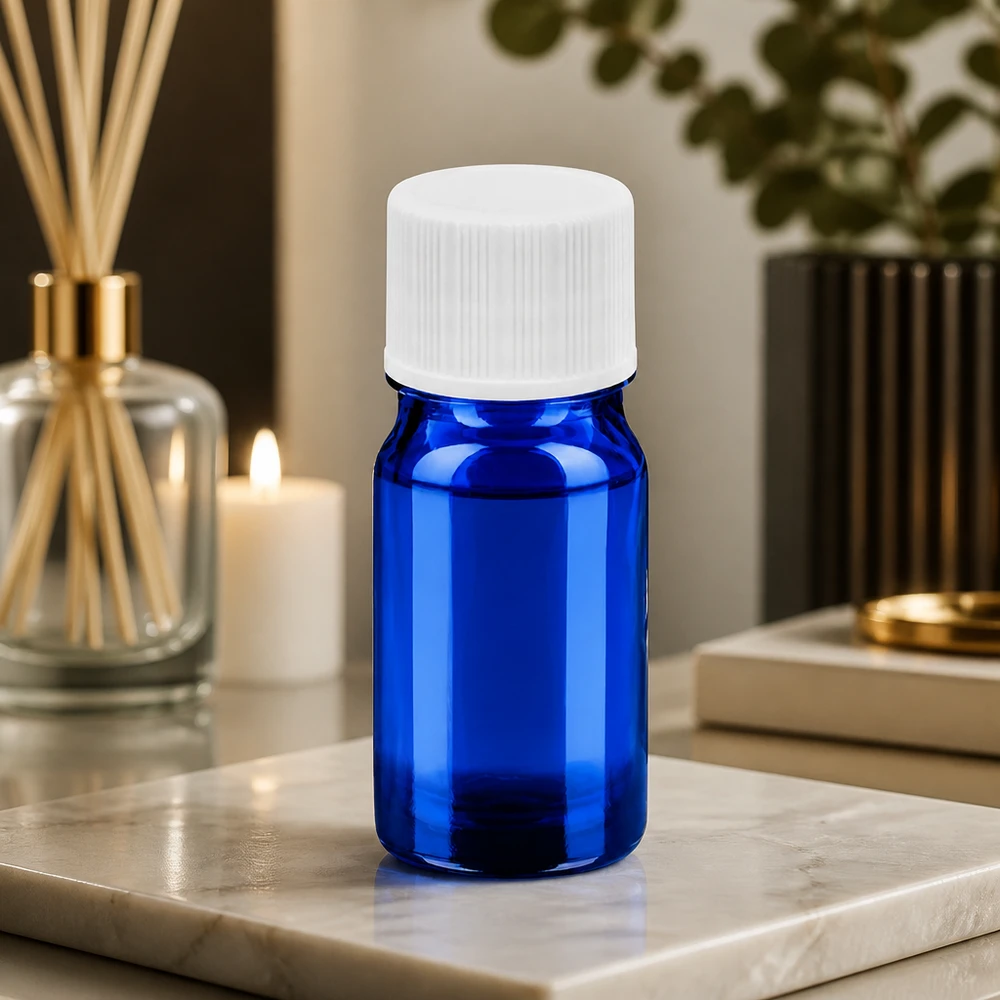 Premium 5ml Glasflasche mit matter Oberfläche und auslaufsicherem 11mm Verschluss für Experten